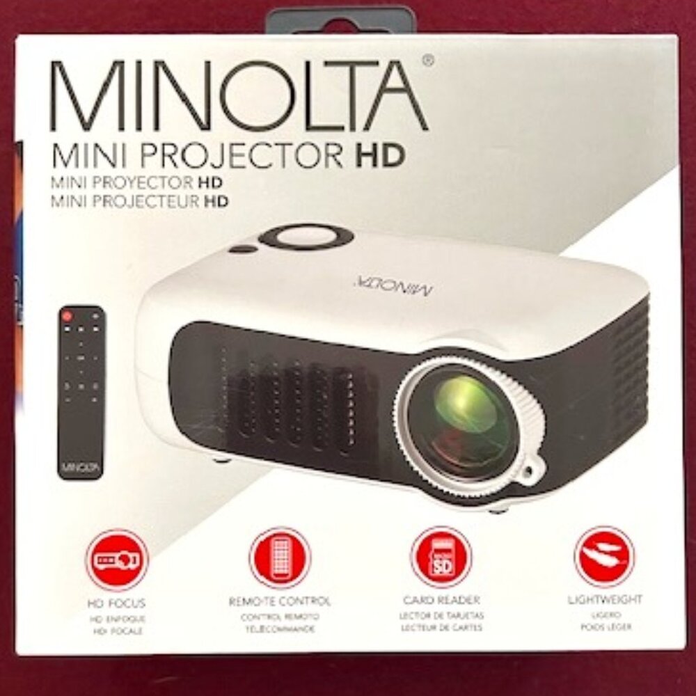 Minolta Mini Projector HD: ☆Model MN630 ☆